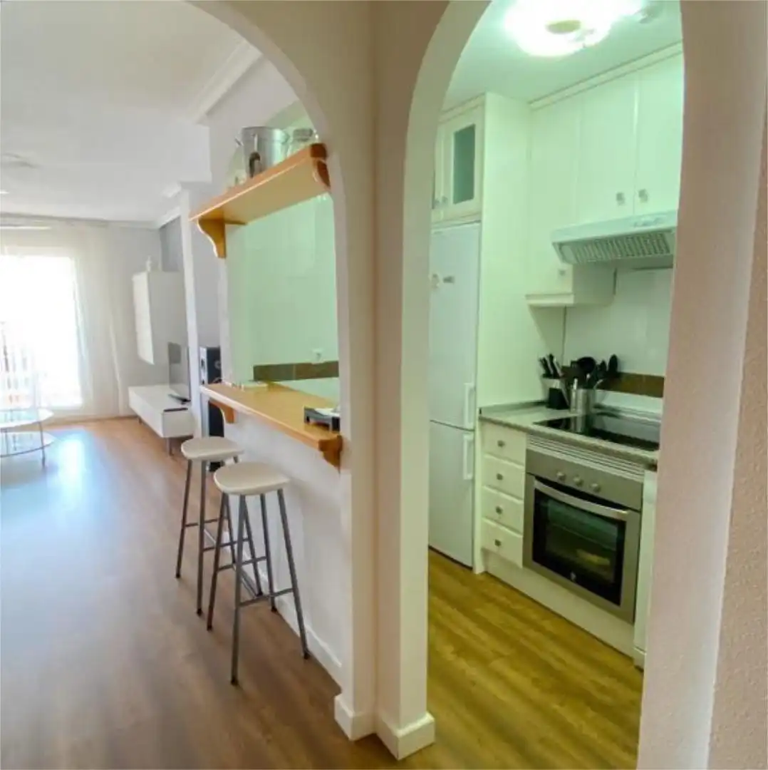 Attic for sale in Calle Federico García Lorca, 29, Mil Palmeras Kitchen of Attic for sale in Pilar de la Horadada with Air Conditioner, Terrace and Swimming Pool
