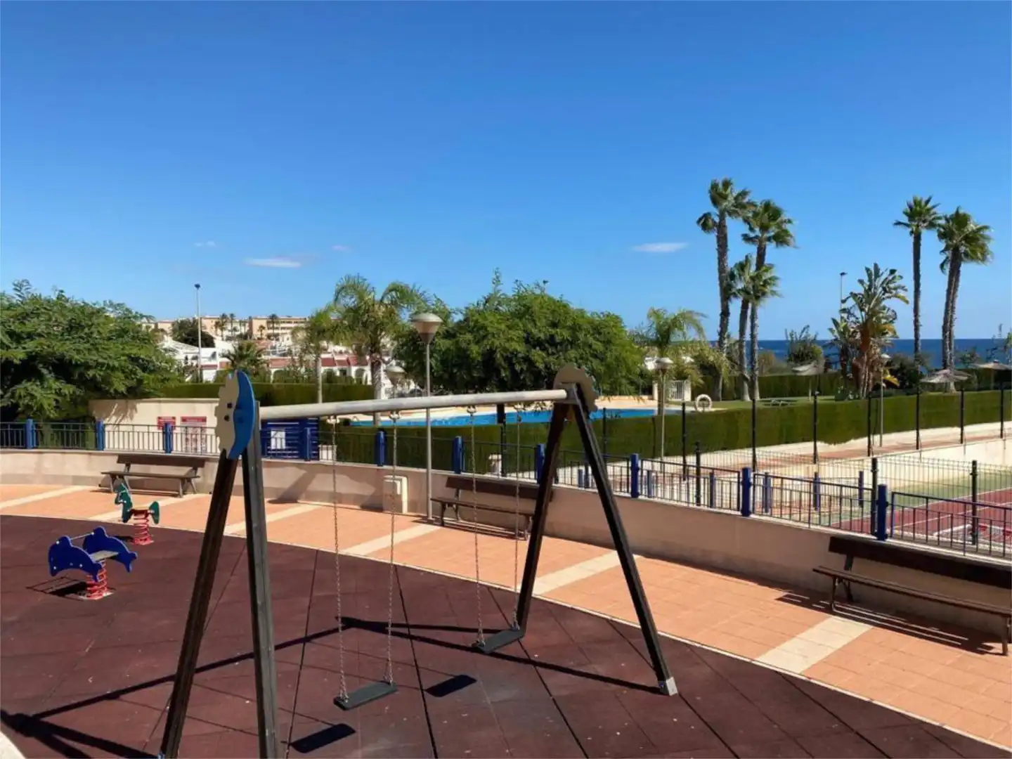 Attic for sale in Calle Federico García Lorca, 29, Mil Palmeras Exterior view of Attic for sale in Pilar de la Horadada with Air Conditioner, Terrace and Swimming Pool