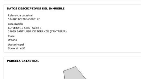 Foto 2 de Urbanizable en venta en Barrio Vejorís, 55, Santiurde de Toranzo, Cantabria