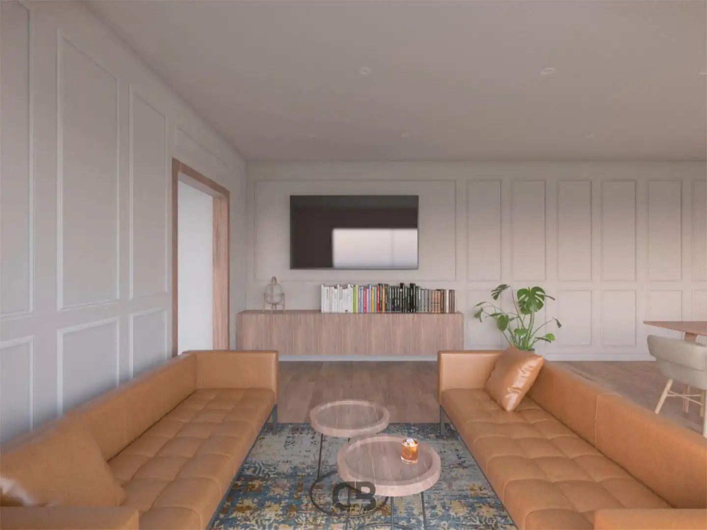 Wohnung zum Verkauf in Carrer del Mig, 8, Matadepera Wohnzimmer von Wohnung zum Verkauf in Matadepera mit Klimaanlage, Heizung und Privatgarten
