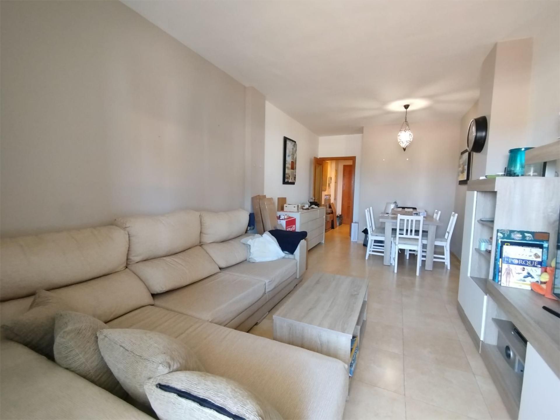 Living room of Flat for sale in Cubelles  with Terrace, Swimming Pool and Balcony