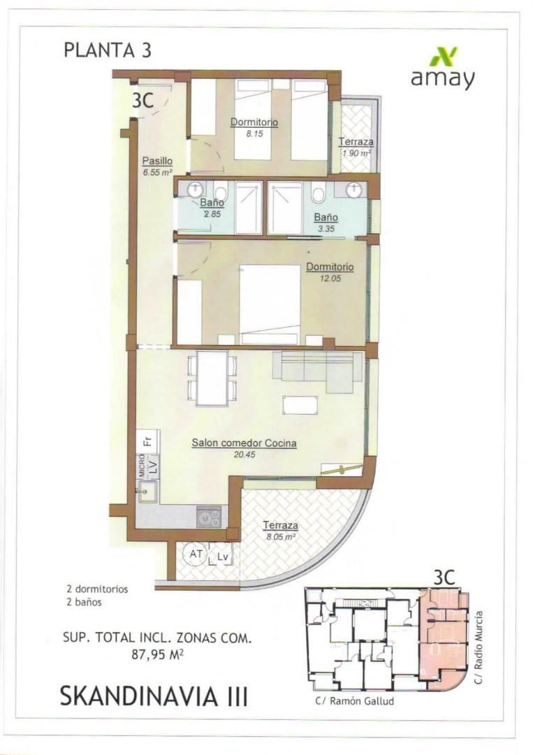 Flat for sale in Torrevieja  with Air Conditioner, Terrace and Balcony
