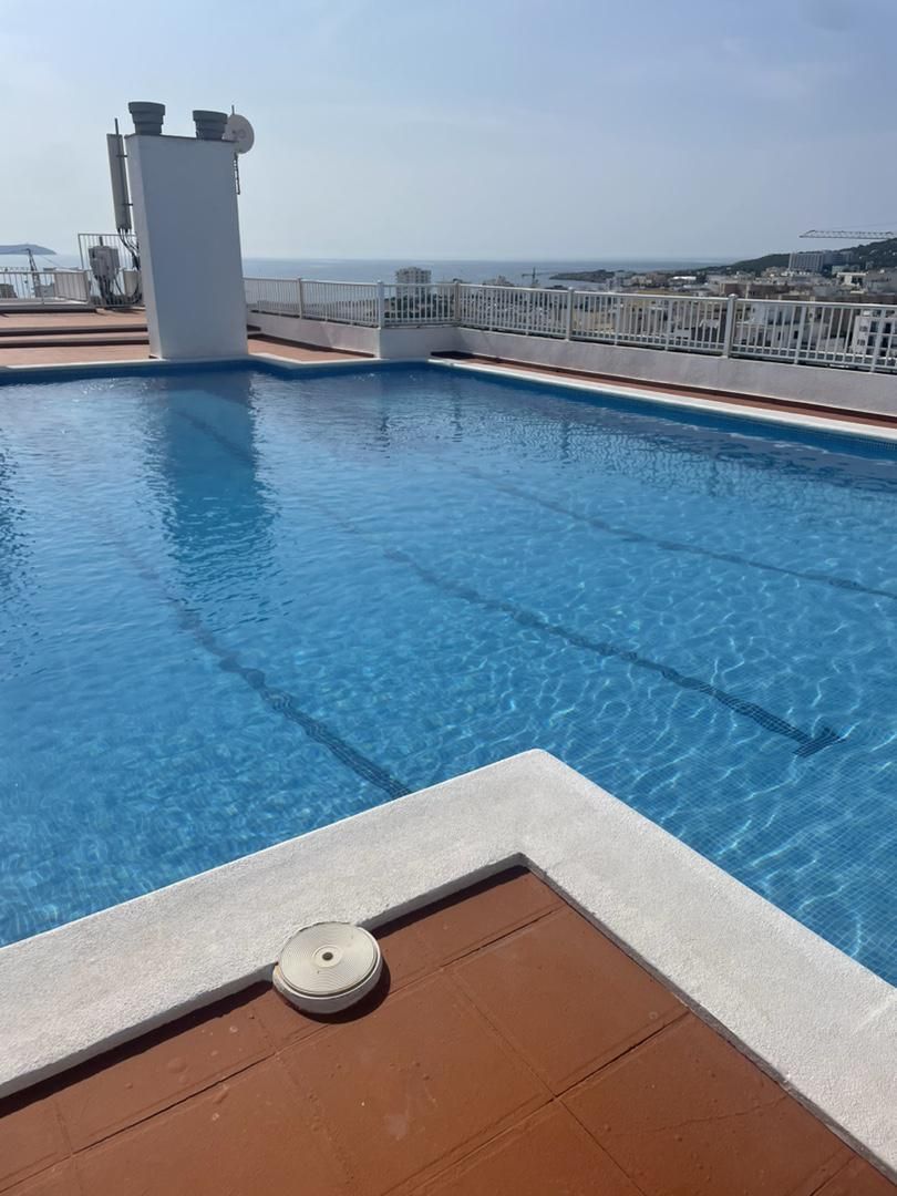 Swimming pool of Flat for sale in Sant Antoni de Portmany  with Air Conditioner, Heating and Furnished
