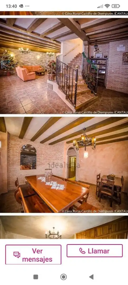 Comedor de Casa o chalet en venta en Cantalojas con Calefacción, Parquet y Terraza