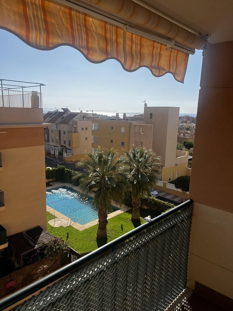 Flat for sale in Calle Witiza, 33, Aguadulce Sur Exterior view of Flat for sale in Roquetas de Mar with Air Conditioner, Oven and Washing machine