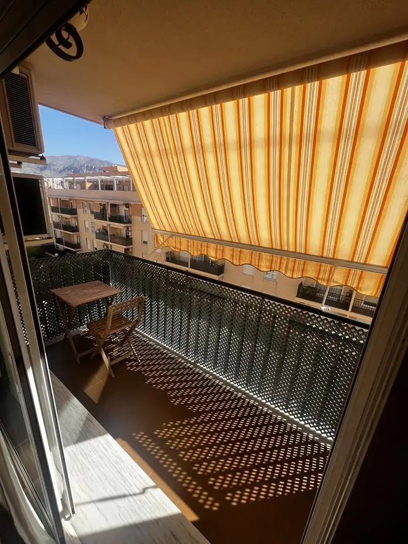 Flat for sale in Calle Witiza, 33, Aguadulce Sur Terrace of Flat for sale in Roquetas de Mar with Air Conditioner, Storage room and Swimming Pool