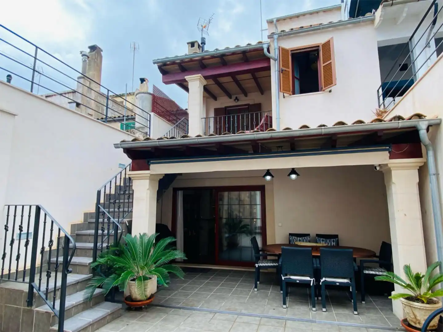 Exterior view of Detached homes for sale in Llucmajor  with Air Conditioner, Terrace and Balcony