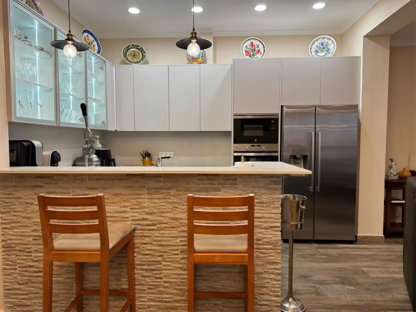 Kitchen of Detached homes for sale in Llucmajor  with Air Conditioner, Terrace and Balcony