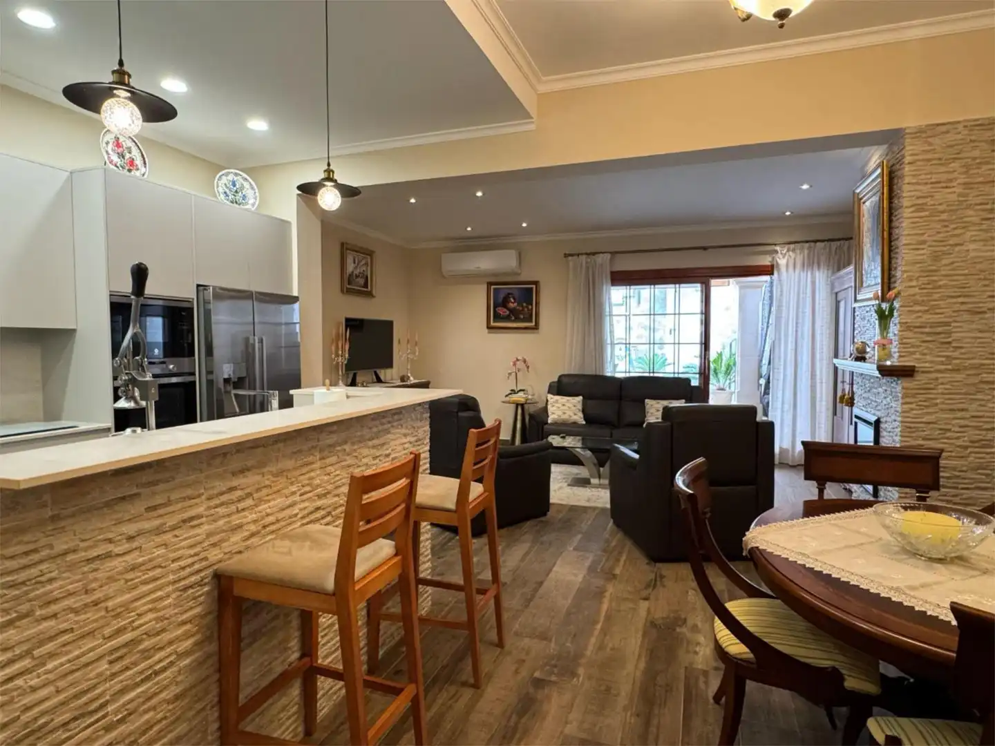 Dining room of Detached homes for sale in Llucmajor  with Air Conditioner, Terrace and Balcony