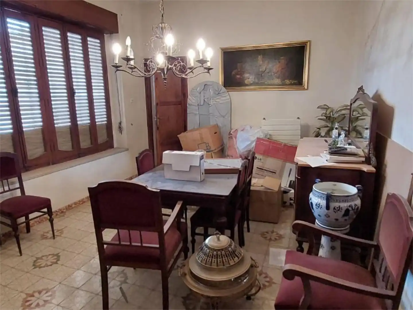 Casa adosada en venta en Calle Mayor, 59, Alcantarilla Comedor de Casa adosada en venta en Alcantarilla con Aire acondicionado, Terraza y Balcón