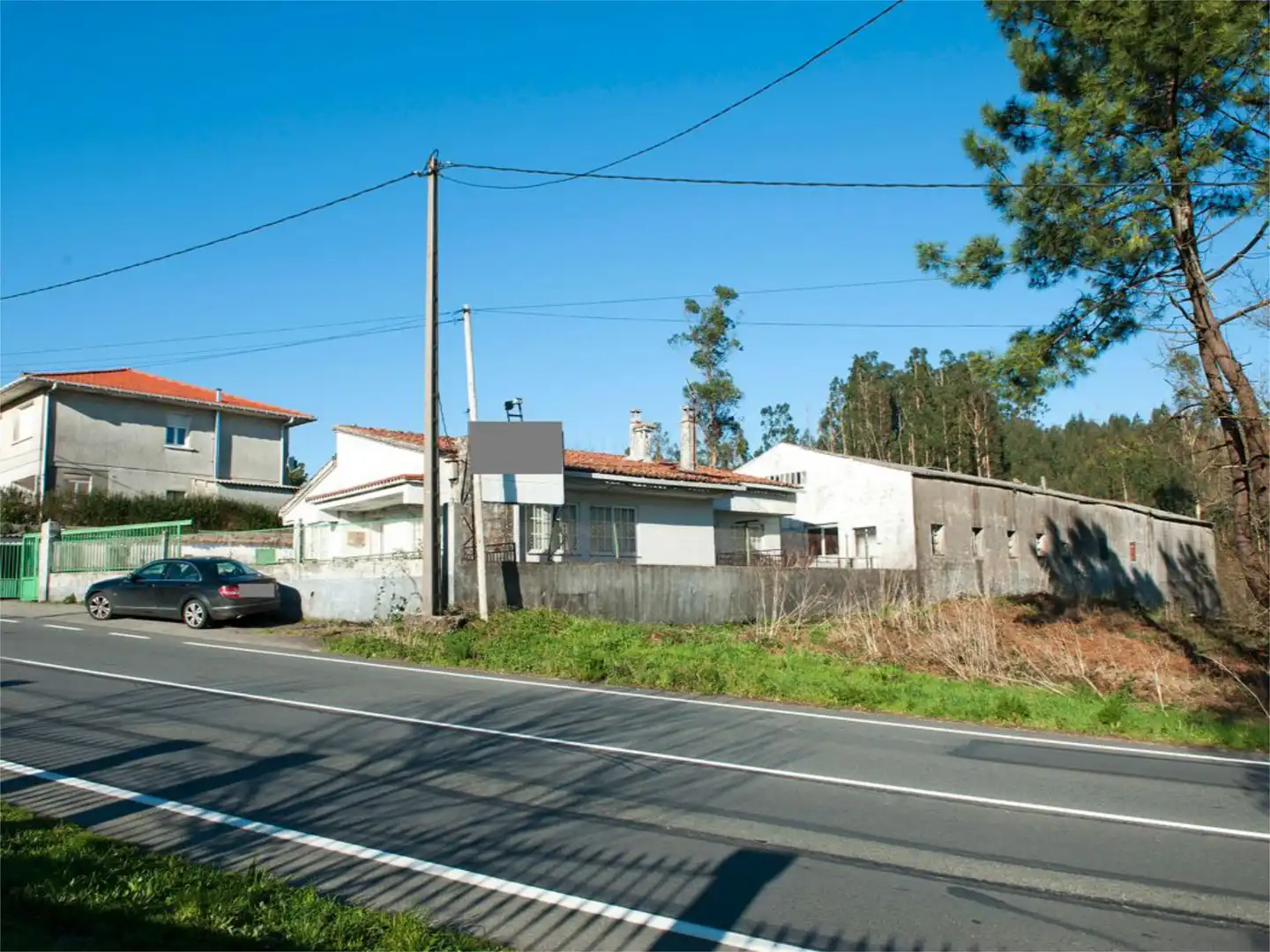 Nau industrial en venda a Rúa da Ponte do Romaño, 66, Parroquias de Santiago Vista exterior de Nau industrial en venda en Santiago de Compostela amb Calefacció