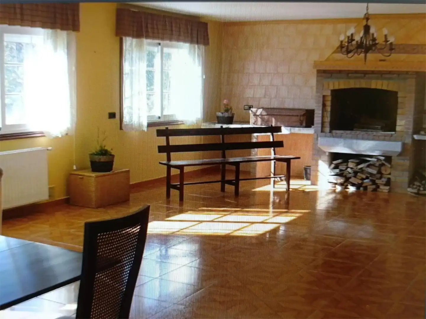 Living room of Houses for sale in Vilagarcía de Arousa  with Heating, Private garden and Parquet flooring