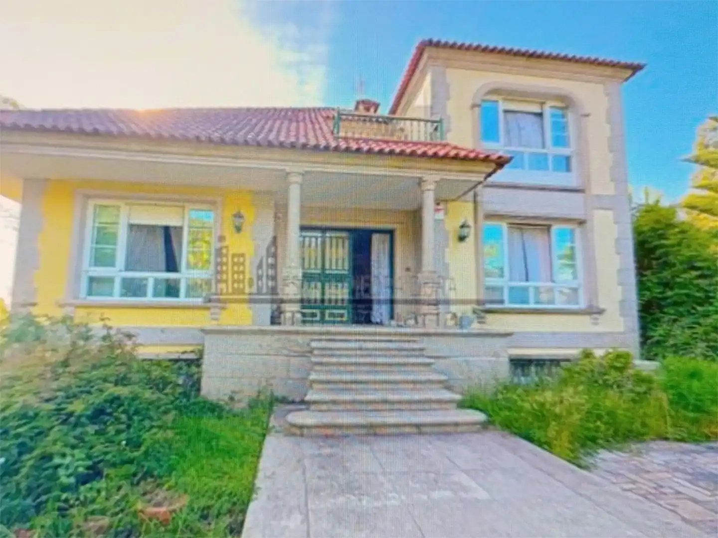 Exterior view of Houses for sale in Vilagarcía de Arousa  with Heating, Private garden and Parquet flooring