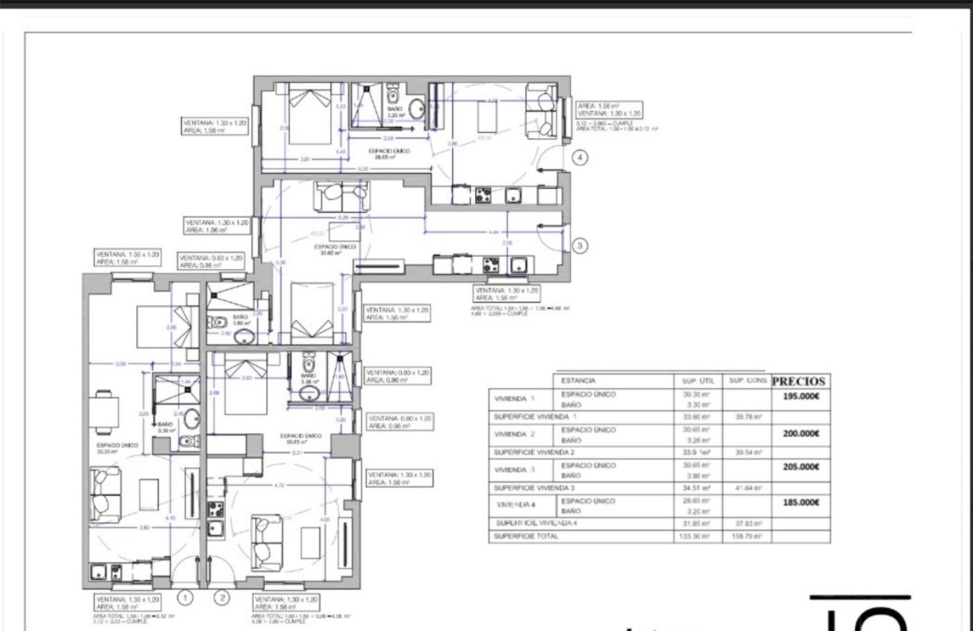 Apartamento en venta en Málaga Capital con Balcón