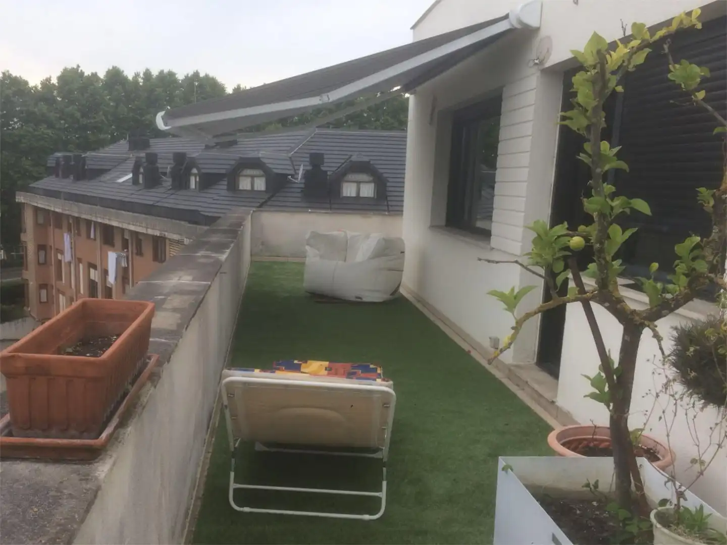 Flat for rent in Calle Boo, 14, El Astillero Terrace of Flat for rent in El Astillero with Heating, Private garden and Parquet flooring