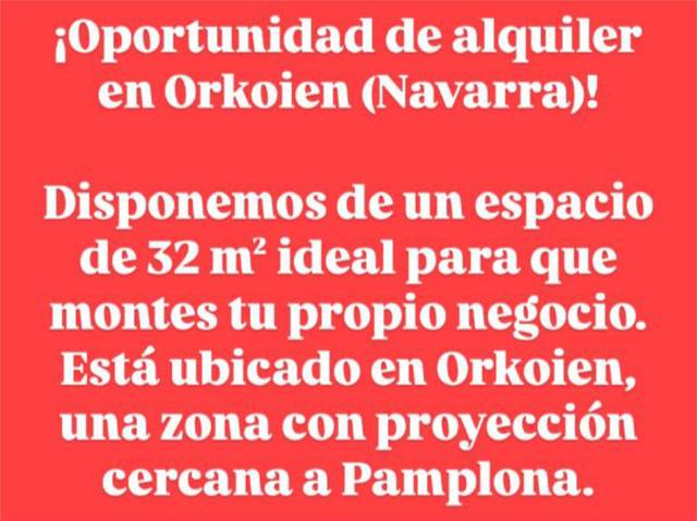 Trastero en Alquiler en Paseo José Saramago, 3 en Orkoien