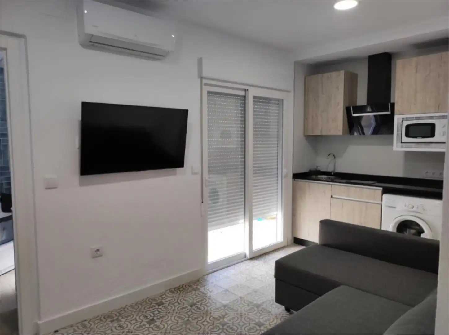 Living room of Flat for sale in Punta Umbría  with Air Conditioner, Terrace and Balcony