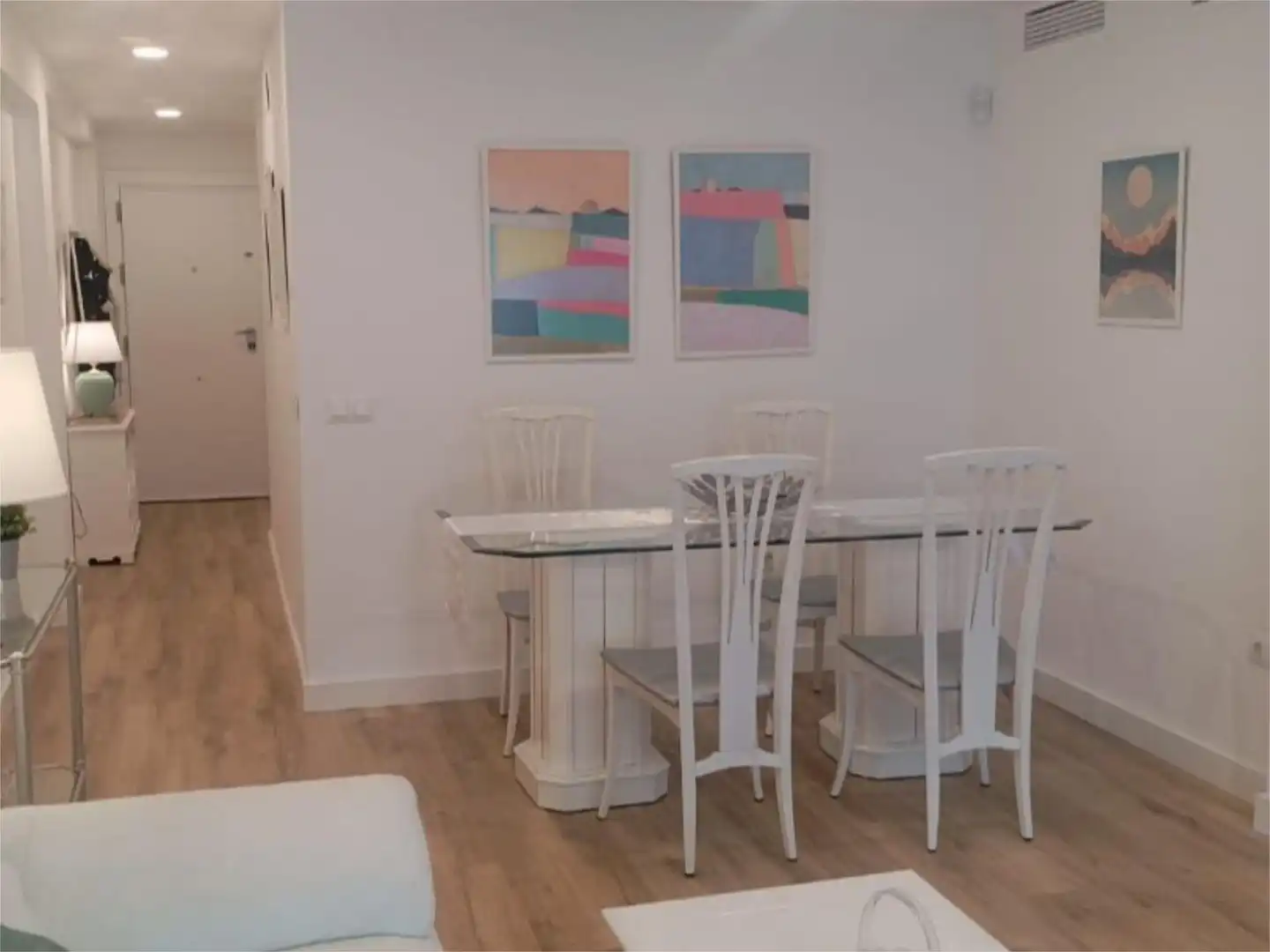 Dining room of Flat for rent in Málaga  with Air Conditioner, Heating and Parquet flooring