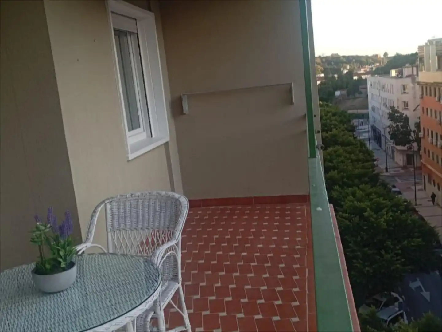 Balcony of Flat for rent in Málaga  with Air Conditioner, Heating and Parquet flooring