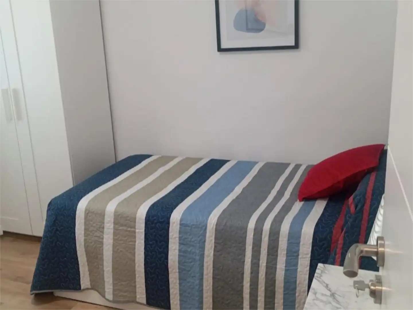 Bedroom of Flat for rent in Málaga  with Air Conditioner, Heating and Parquet flooring