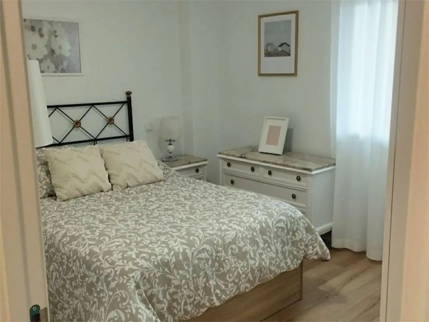 Bedroom of Flat for rent in Málaga  with Air Conditioner, Heating and Parquet flooring