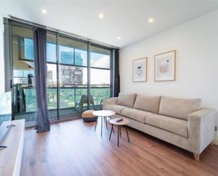Living room of Flat to rent in  Barcelona Capital  with Air Conditioner, Terrace and Swimming Pool