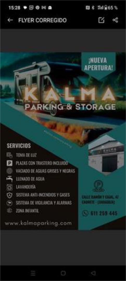 Parking of Garage to rent in Cadrete