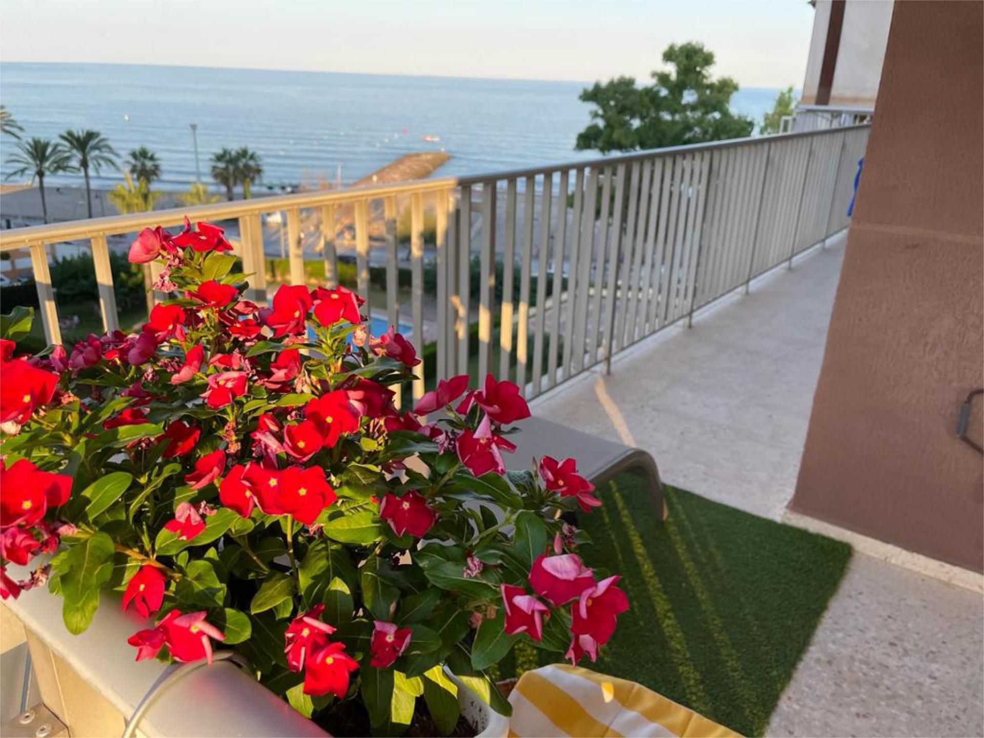 Terrace of Flat for sale in Benicasim / Benicàssim  with Terrace, Swimming Pool and Balcony