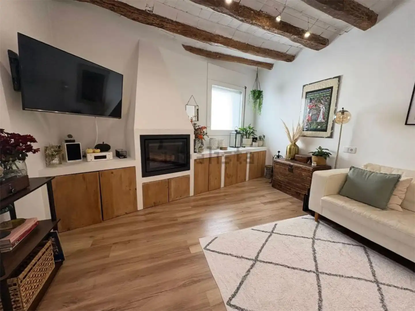 Country homes for sale in Carrer Sant Miquel, 38, Molins de Rei Living room of Country homes for sale in Molins de Rei with Air Conditioner, Heating and Parquet flooring