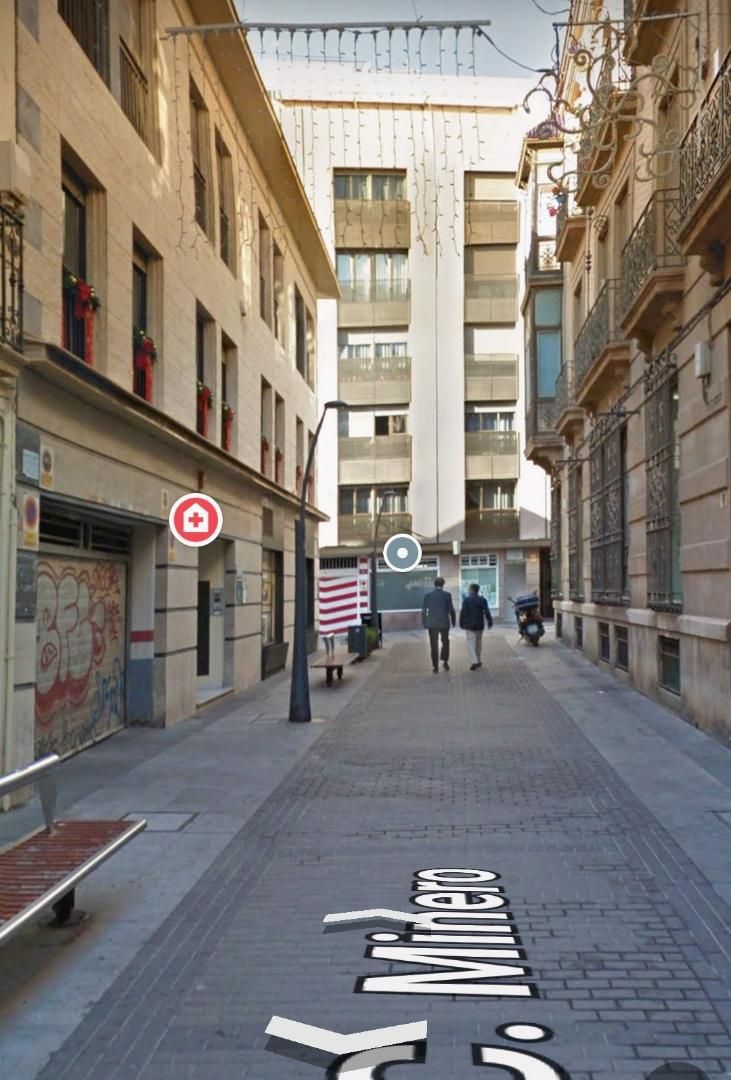 Vista exterior de Garaje de alquiler en  Almería Capital