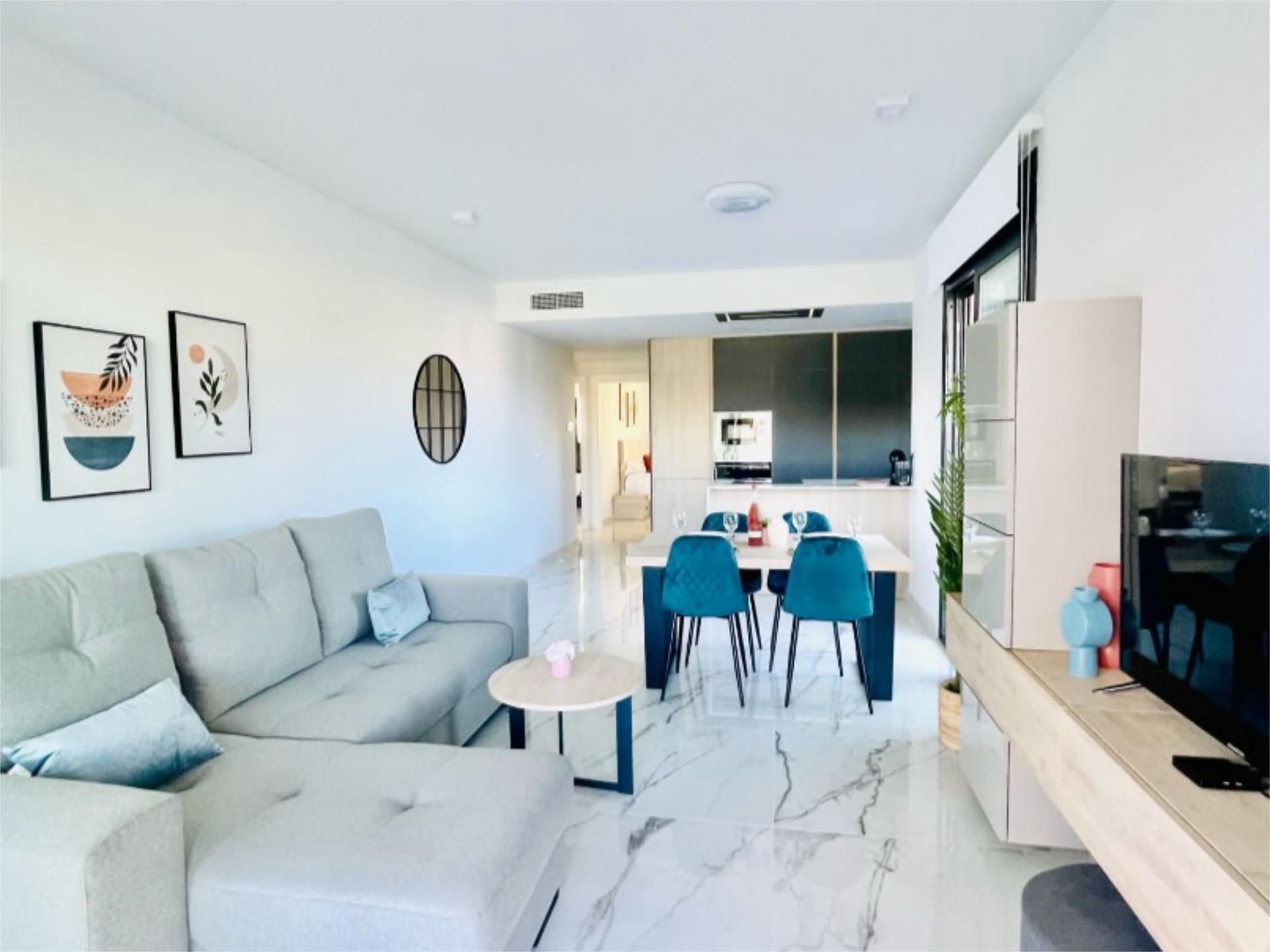 Living room of Flat for sale in Orihuela  with Air Conditioner, Heating and Private garden