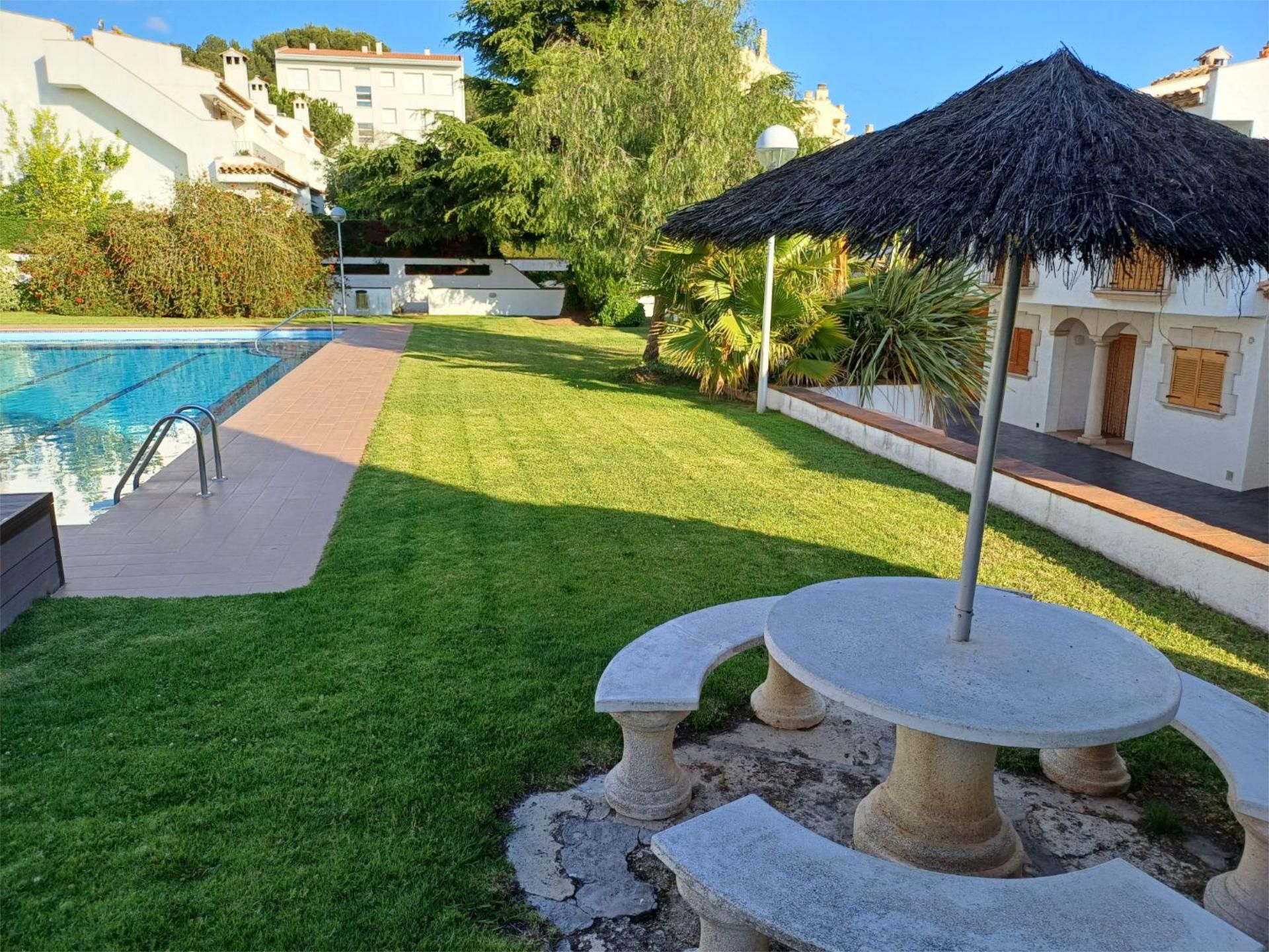 Garden of Flat to rent in Castell-Platja d'Aro  with Heating, Private garden and Terrace