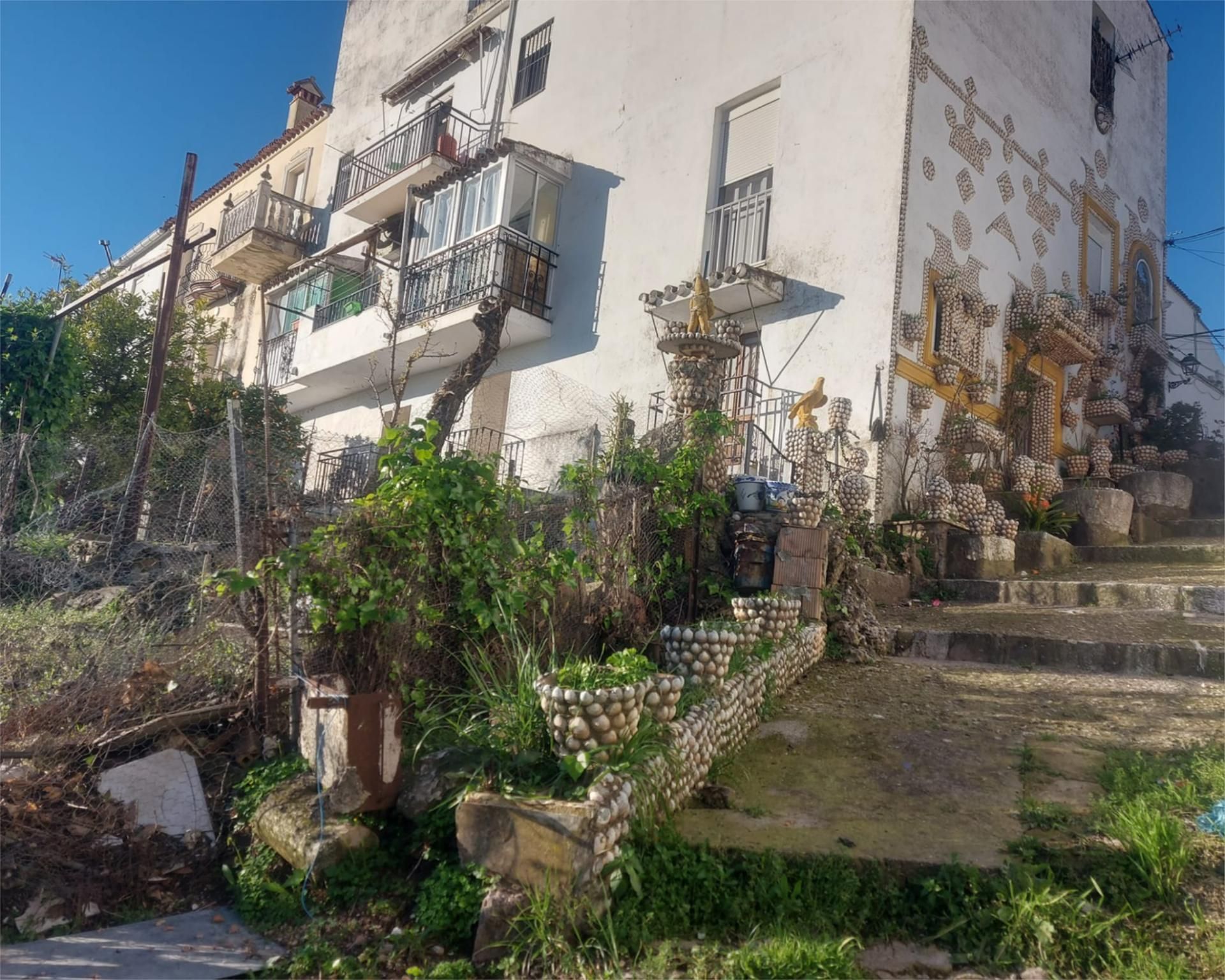 Exterior view of Flat for sale in Cortes de la Frontera  with Heating, Private garden and Storage room