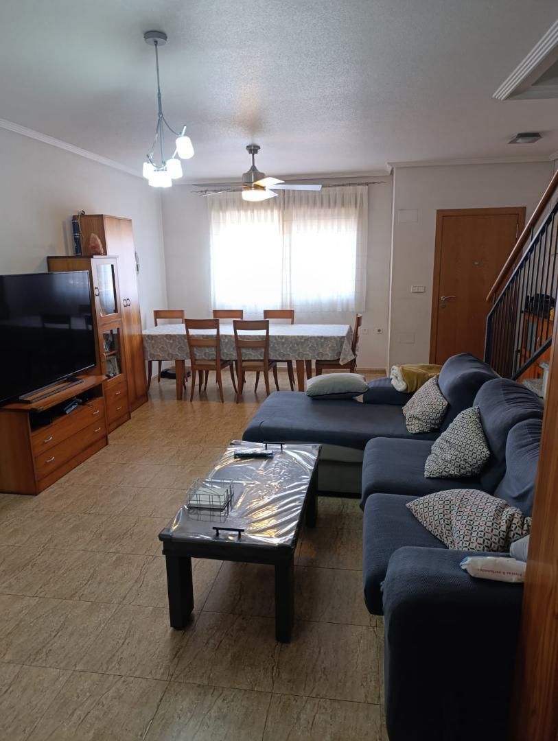 Sala d'estar de Dúplex en venda en  Murcia Capital amb Aire condicionat, Calefacció i Terrassa