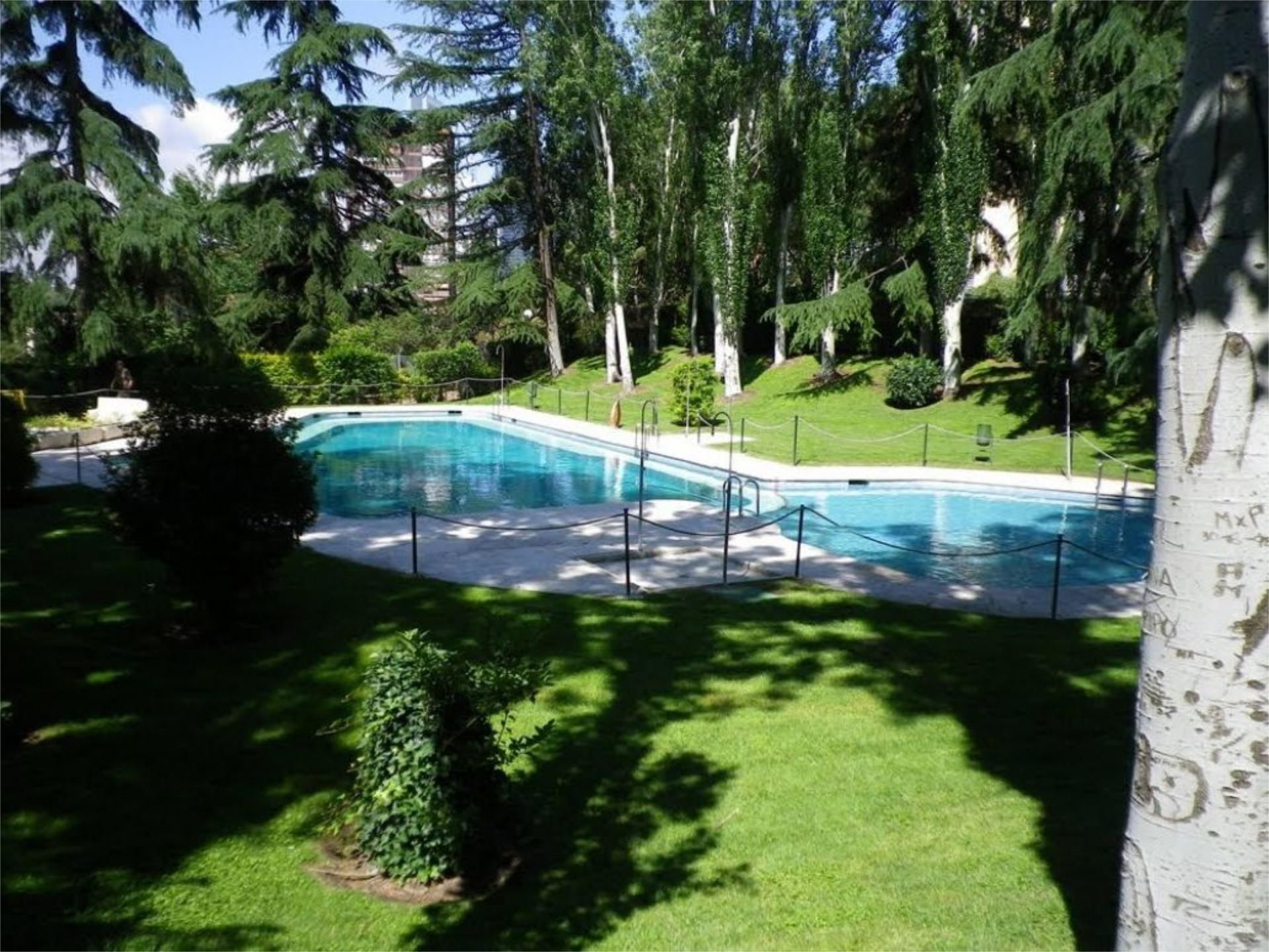 Swimming pool of Flat for sale in  Madrid Capital  with Air Conditioner, Terrace and Swimming Pool