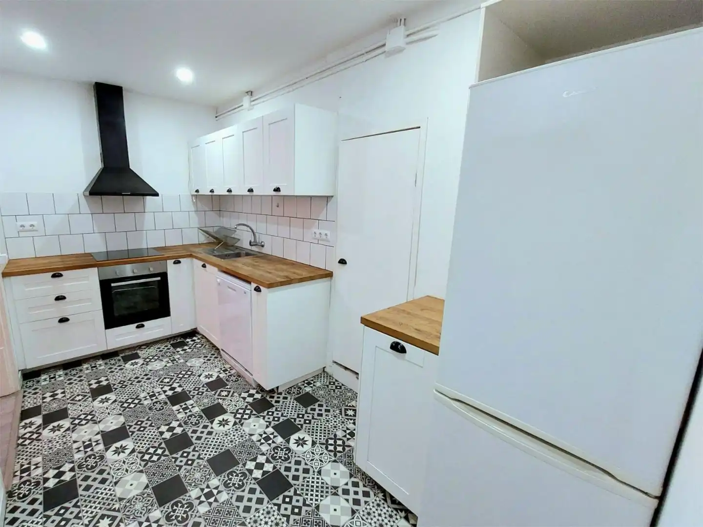 Cocina de Piso de alquiler en Barcelona con Amueblado y Balcón