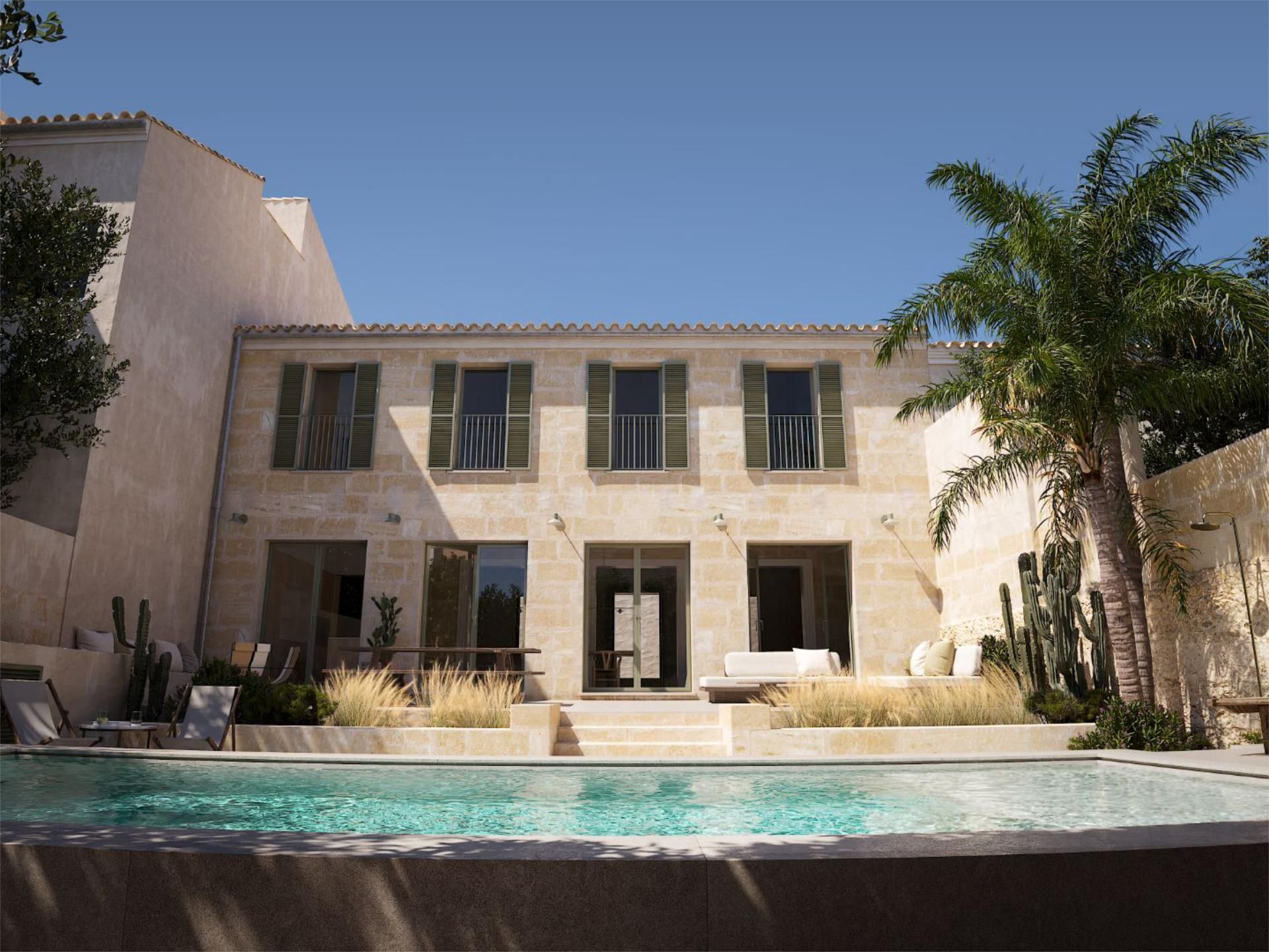 Exterior view of Single-family semi-detached for sale in Ariany  with Air Conditioner and Swimming Pool