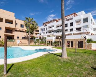 Exterior view of Flat for sale in Mijas  with Air Conditioner, Private garden and Terrace