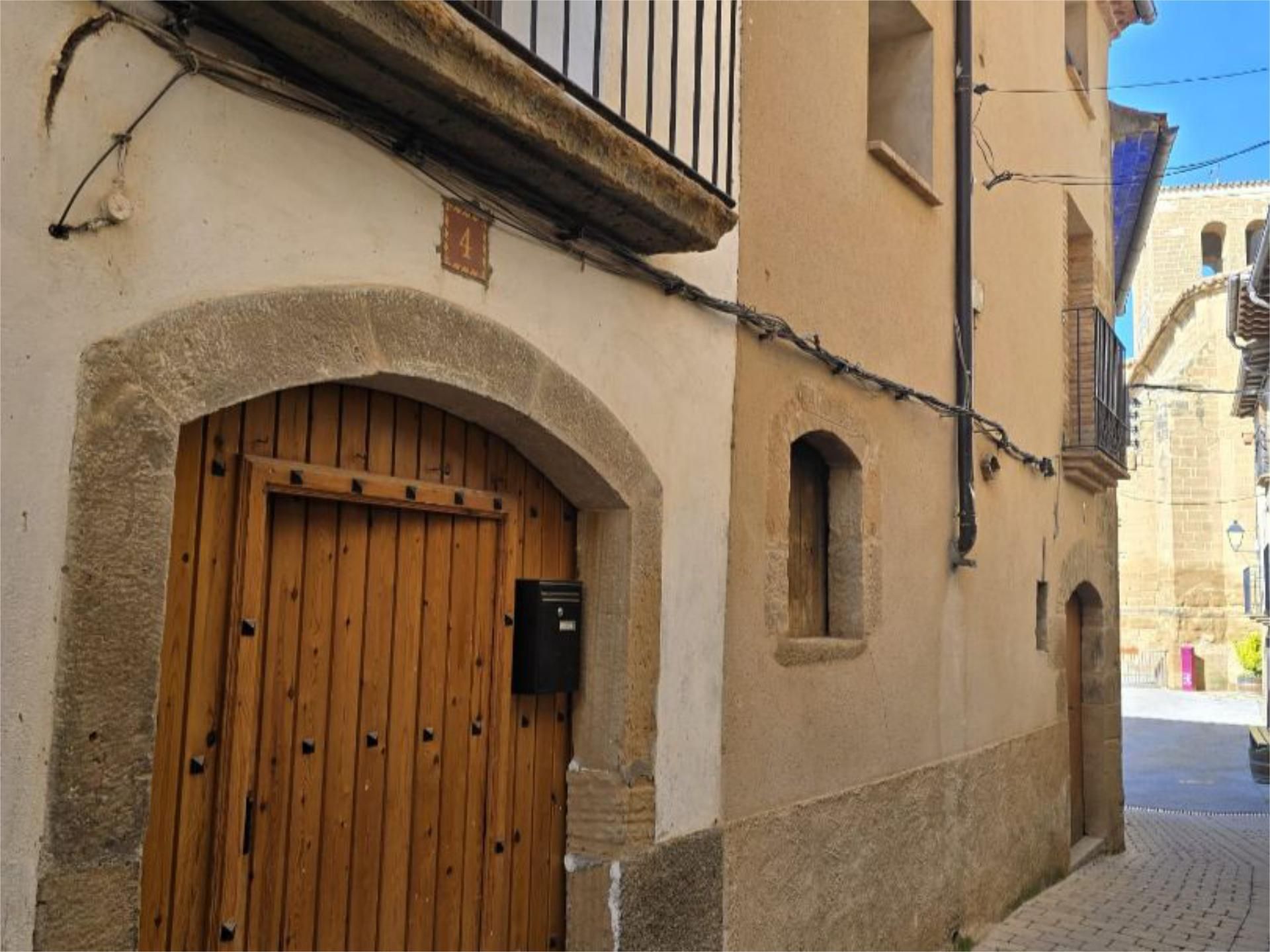 Exterior view of Flat for sale in Colungo  with Terrace and Balcony