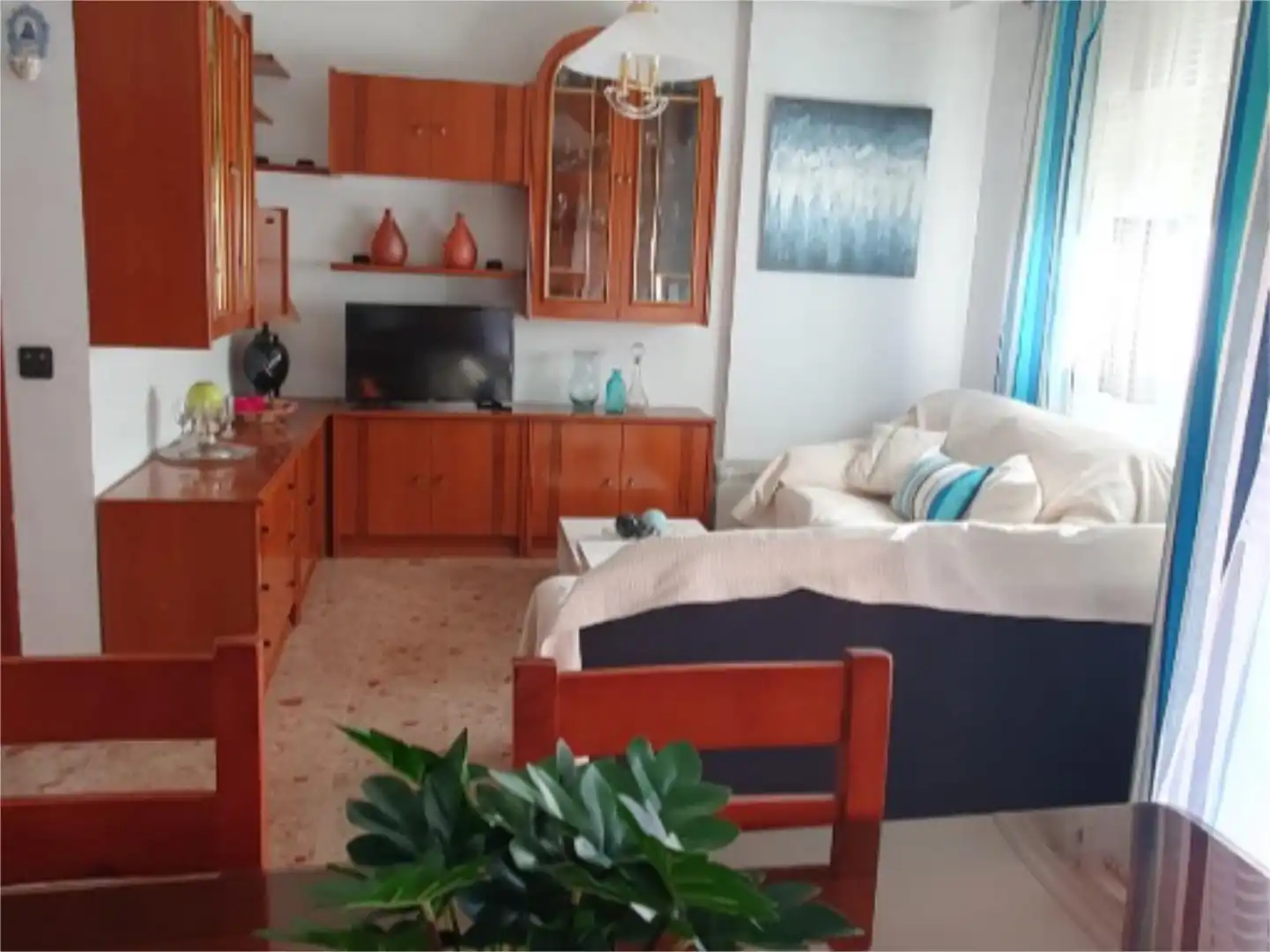 Living room of Flat for rent in Linares  with Air Conditioner, Terrace and Furnished