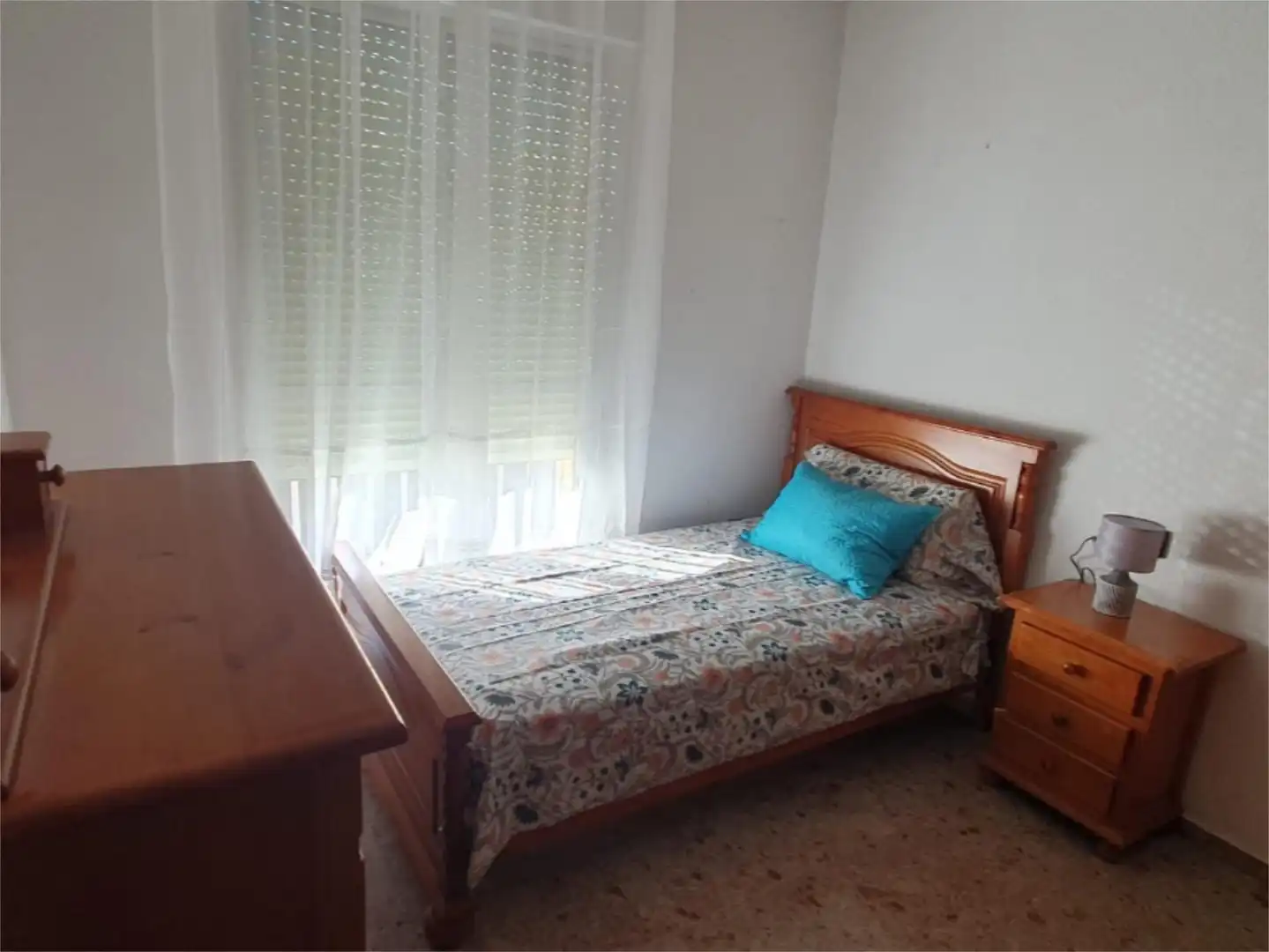 Bedroom of Flat for rent in Linares  with Air Conditioner, Terrace and Furnished