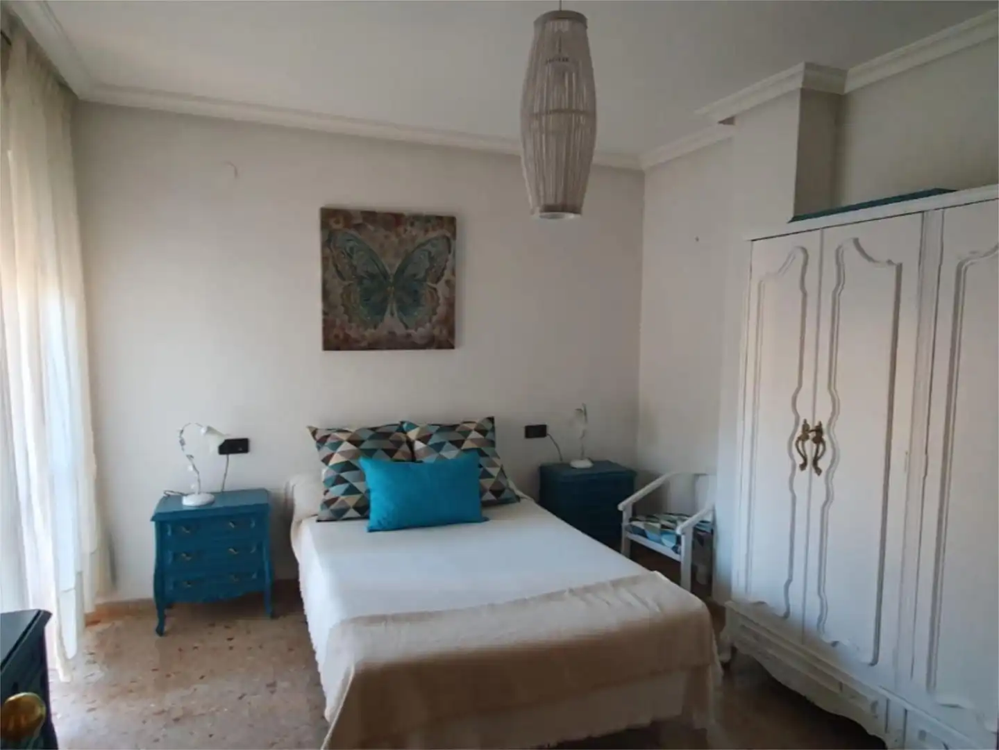 Bedroom of Flat for rent in Linares  with Air Conditioner, Terrace and Furnished