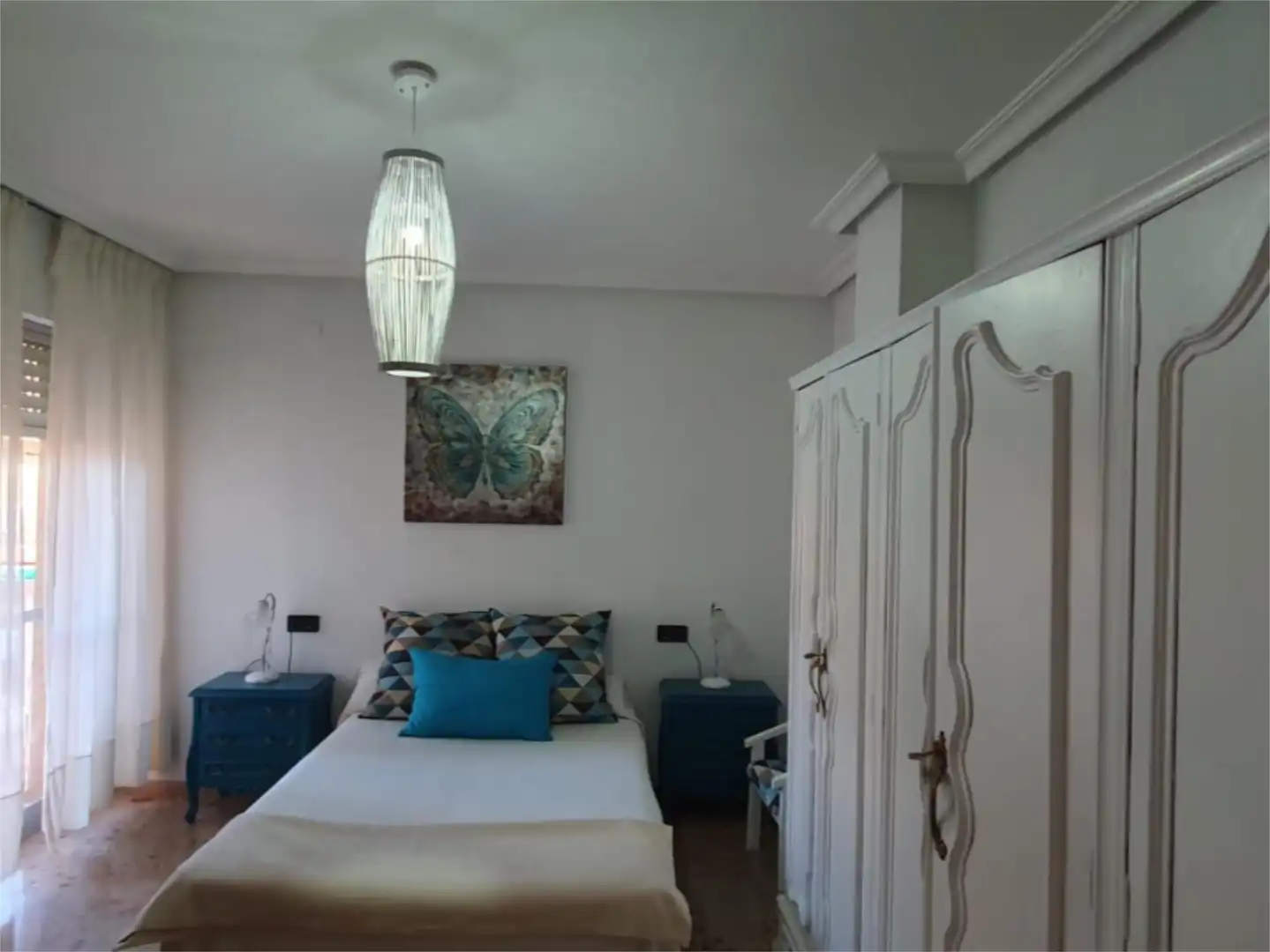 Bedroom of Flat for rent in Linares  with Air Conditioner, Terrace and Furnished