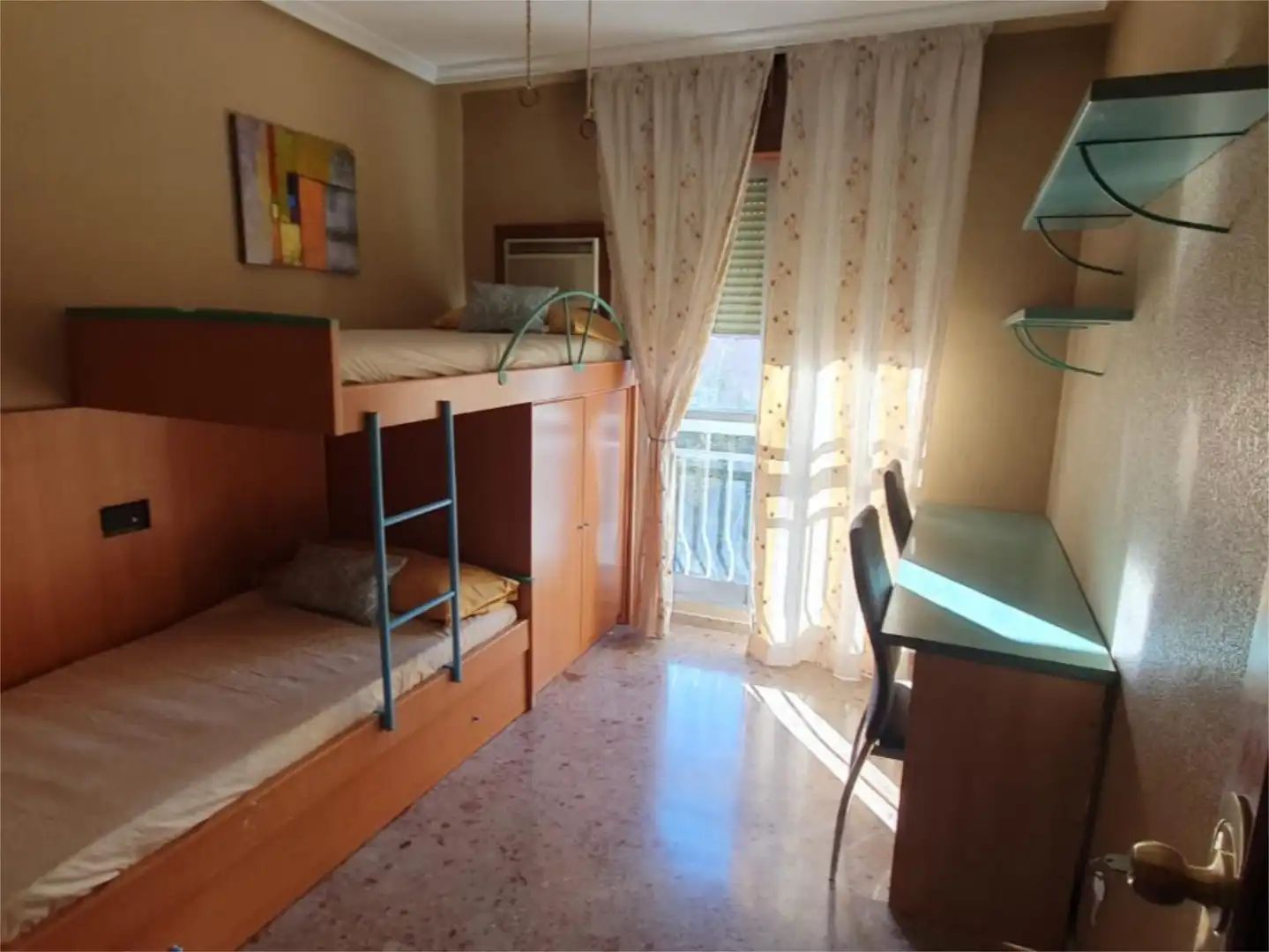 Bedroom of Flat for rent in Linares  with Air Conditioner, Terrace and Furnished