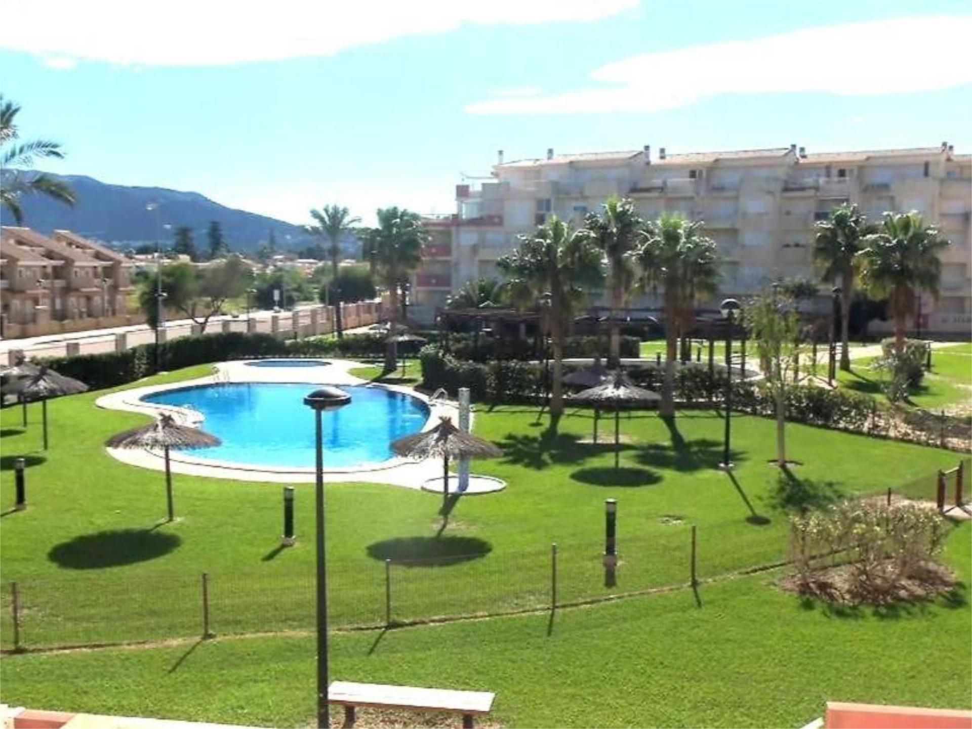 Garden of Flat to rent in Dénia  with Air Conditioner, Heating and Private garden