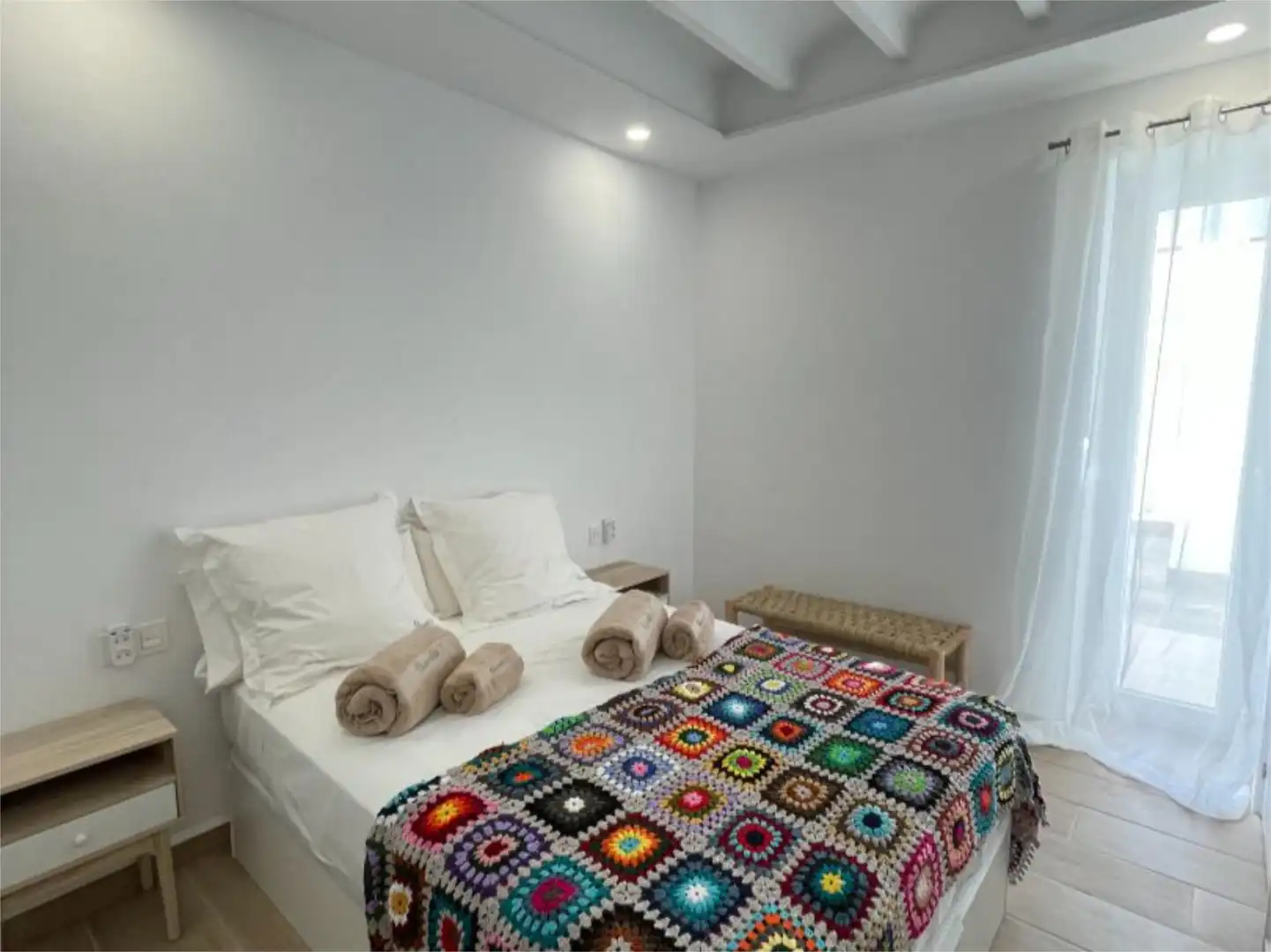 Bedroom of Flat for rent in Dénia  with Air Conditioner