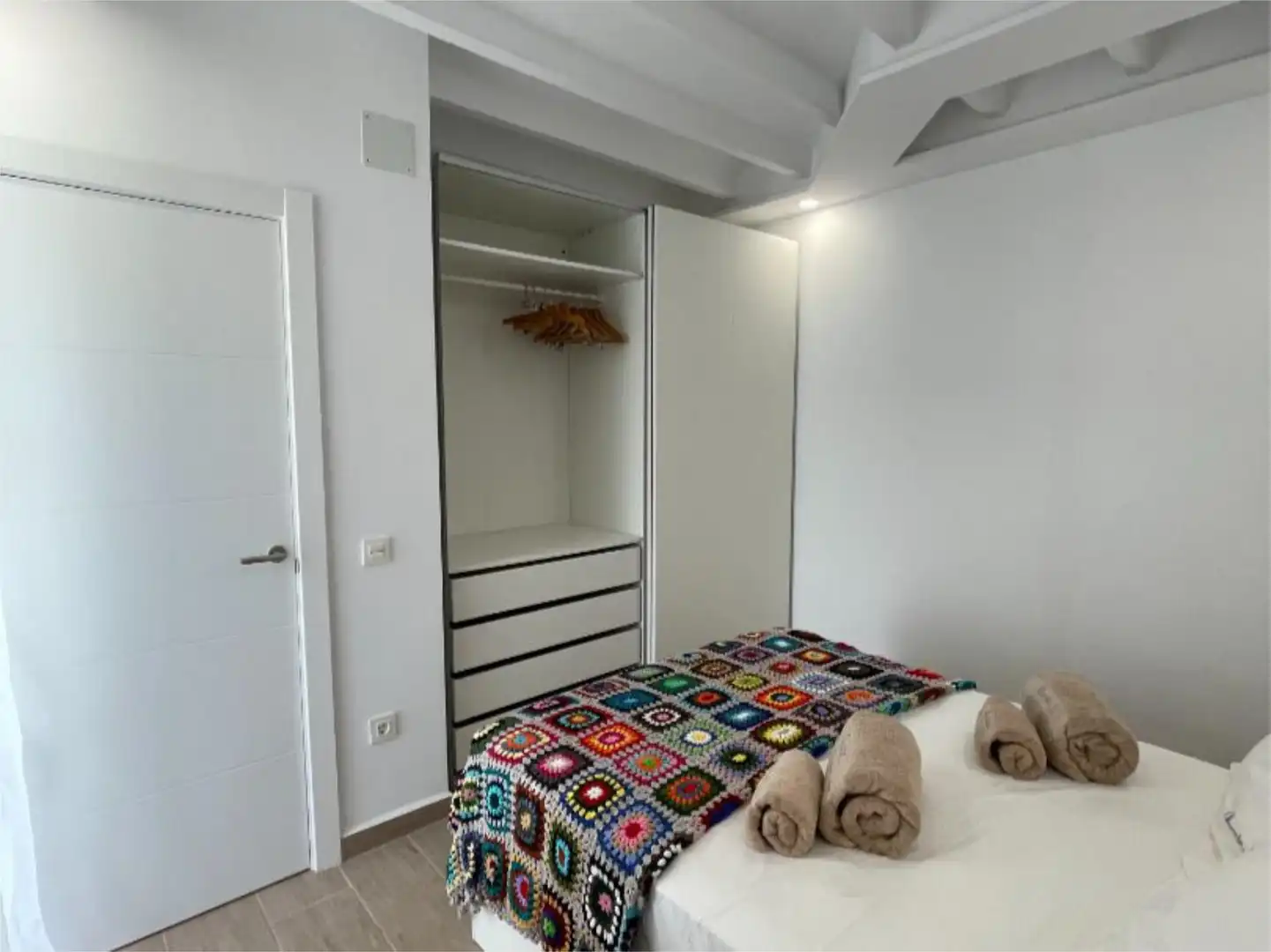 Bedroom of Flat for rent in Dénia  with Air Conditioner