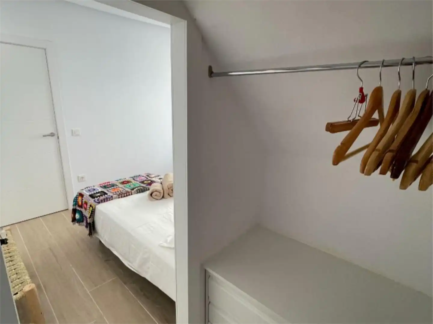 Bedroom of Flat for rent in Dénia  with Air Conditioner