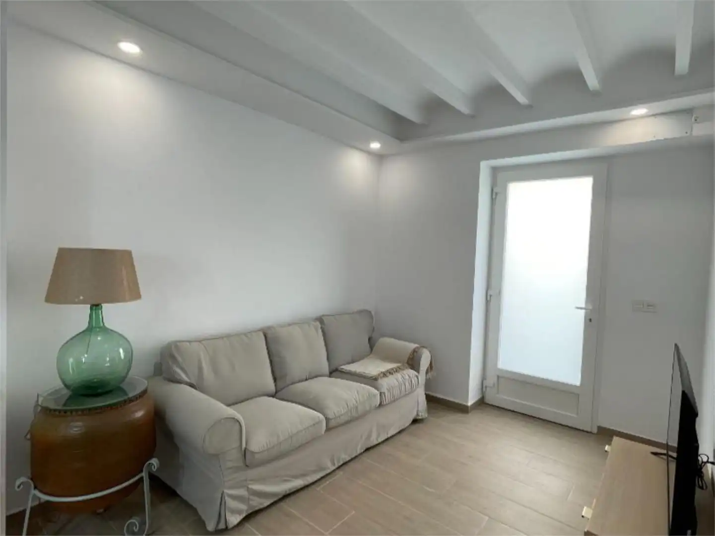Living room of Flat for rent in Dénia  with Air Conditioner