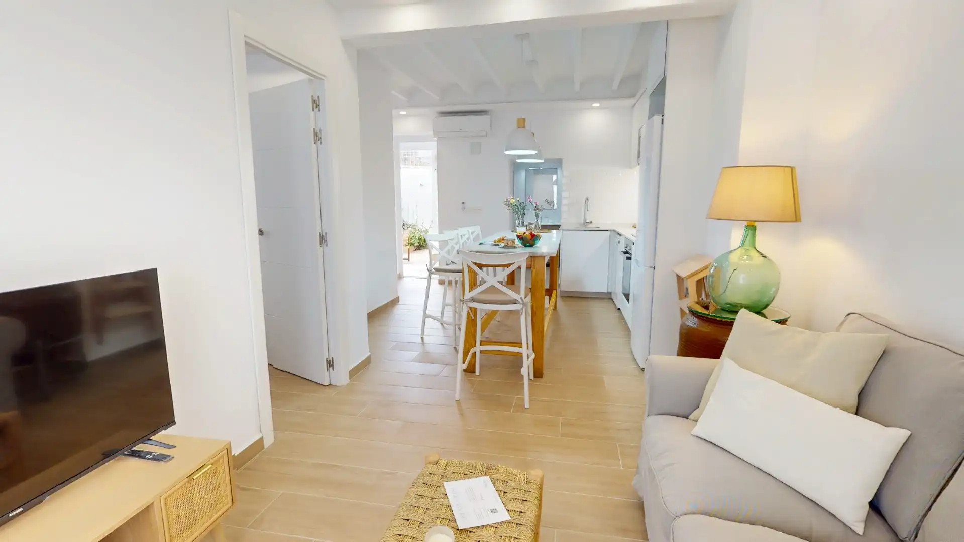 Wohnung zur Miete in Carrer Quevedo, 11, Centro Urbano Wohnzimmer von Wohnung zur Miete in Dénia mit Terrasse